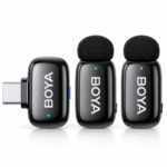 BOYA mini 2-04 Wireless Microphone – Dual Mic with AI Noise Cancellation