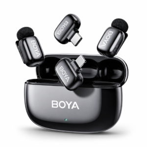 BOYA Mini 2-01 Wireless Microphone – Dual Mic with AI Noise Cancellation