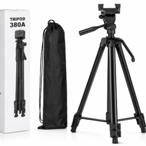 Tripod 380A Professional Camera & Mobile Tripod Stand with Carry Bag