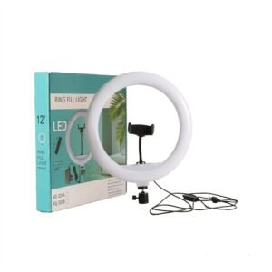 12 Inch LED Ring Light with Tripod Stand & Mobile Holder – 3 Light Modes
